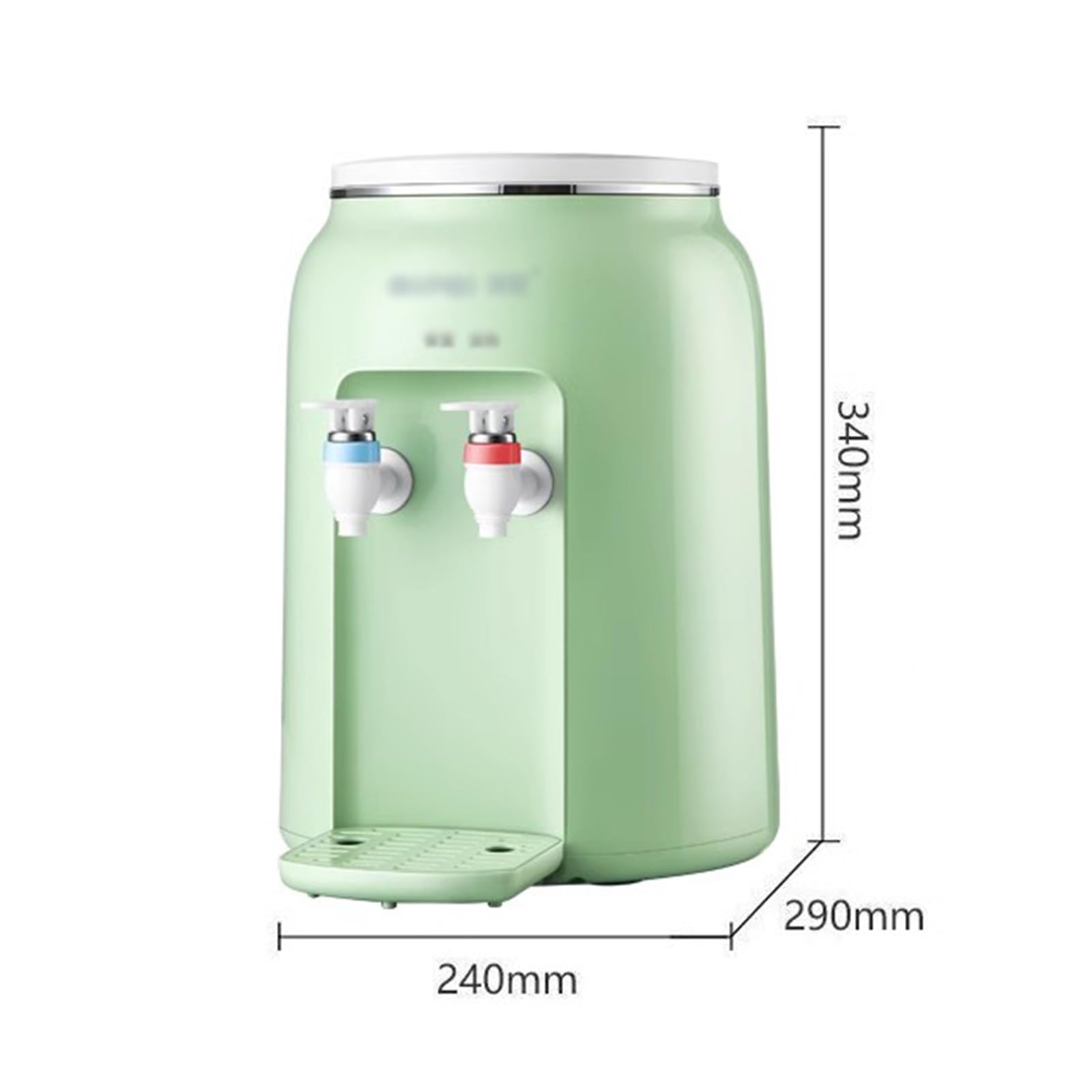 Mini Desktop Hot & Cold Water Dispenser with Mineral Spring Bucket - Instant Home & Dormitory Use for Office, Bedroom, Kitchen | Compact Electric Water Heater & Cooler