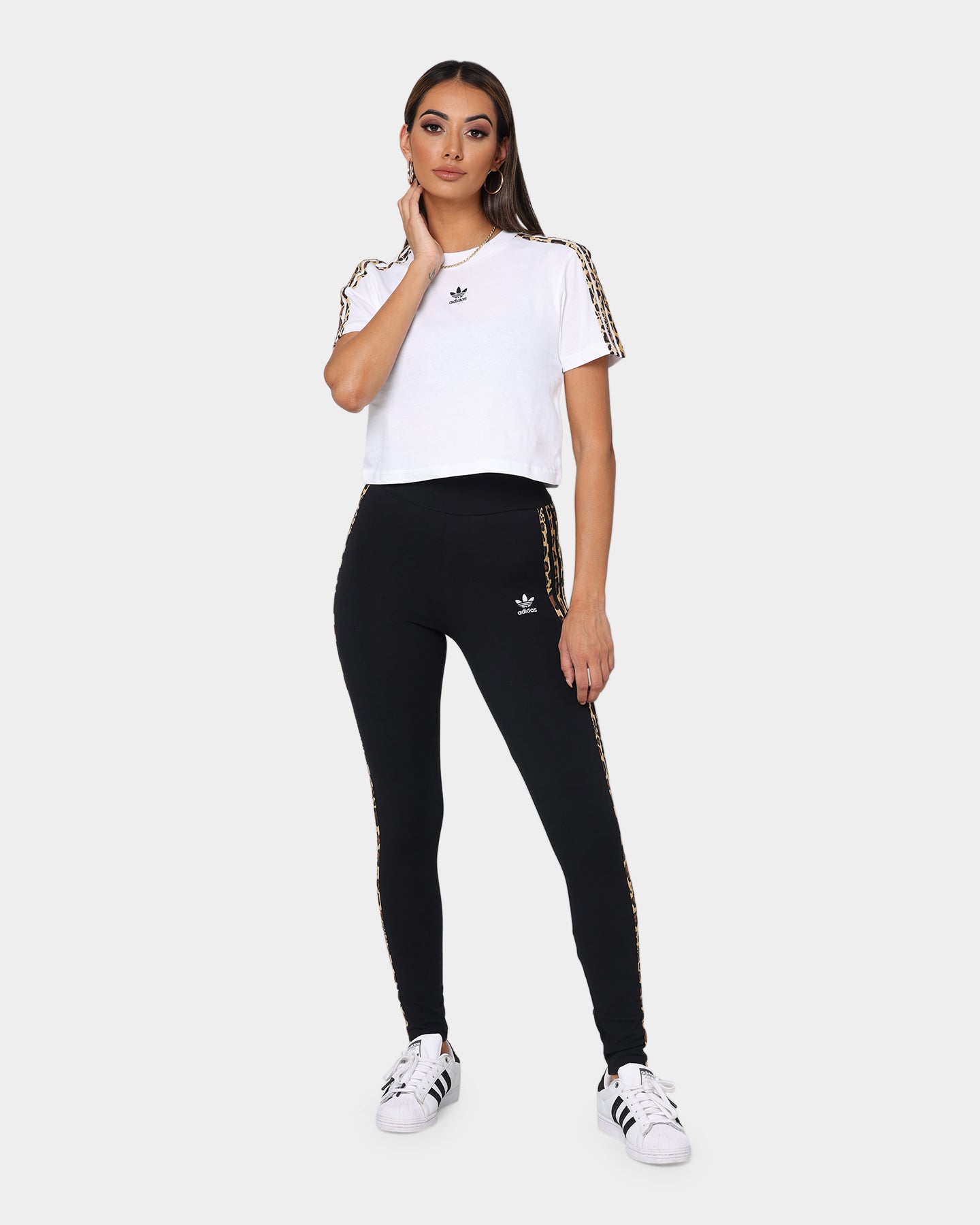 Adidas Women's High-Waisted Workout Tights - Black - Perfect for Yoga, Running & Gym Training