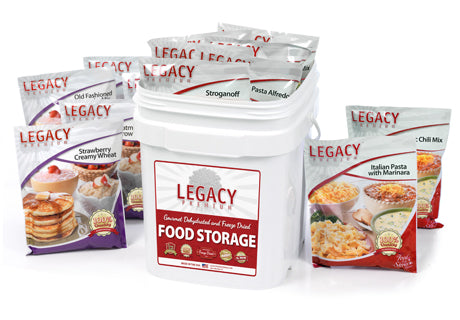 60-Serving Emergency Food Supply Bucket - Breakfast, Lunch & Dinner Meals (18 lbs) - Perfect for Camping, Survival Kits & Disaster Preparedness