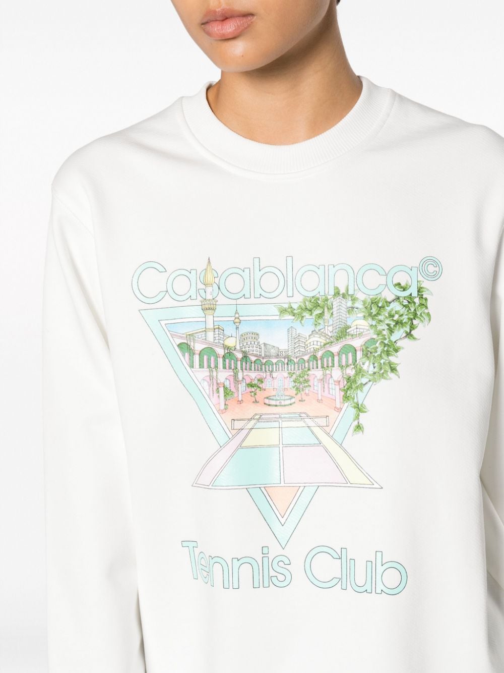 Casablanca White Sweaters for Women - Soft & Cozy Knit Pullover - Perfect for Winter & Fall Fashion