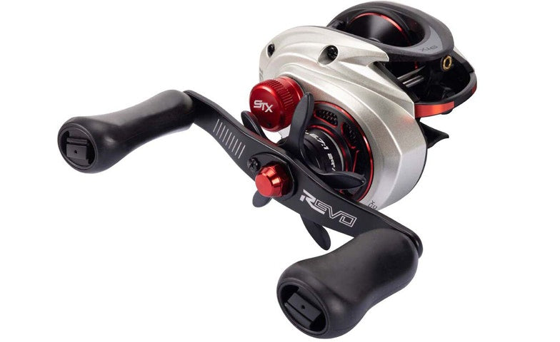 Abu Garcia Revo5 STX LP Baitcasting Fishing Reel - High Performance Left Hand Retrieve for Bass Fishing, Freshwater & Saltwater Angling