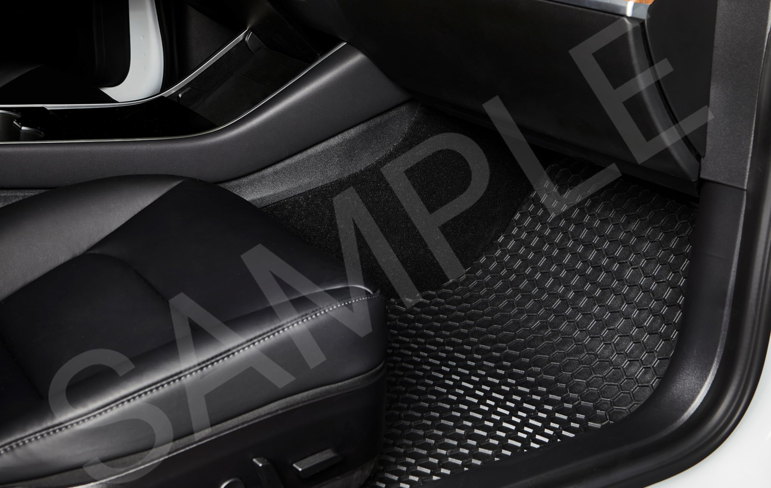 ToughPro Heavy Duty All Weather Floor Mats for Acura MDX 2014-2020 - Premium Black Rubber Car Mats (Front Row, Made in USA) - Perfect for Rain, Snow & Mud Protection