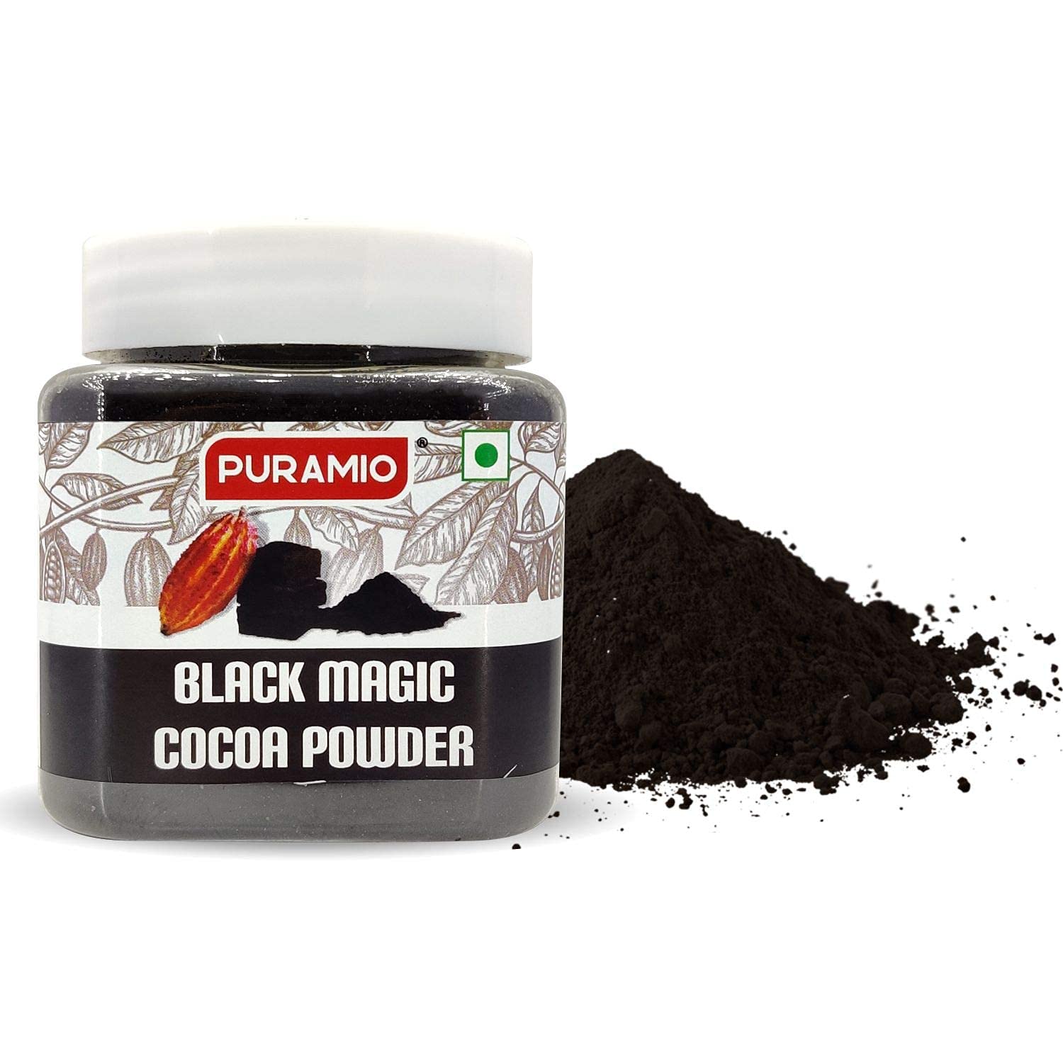 Premium Organic Black Magic Cocoa Powder - 200g | Rich Antioxidant Superfood for Baking, Smoothies & Healthy Hot Chocolate | USDA Certified, Non-GMO, Gluten-Free