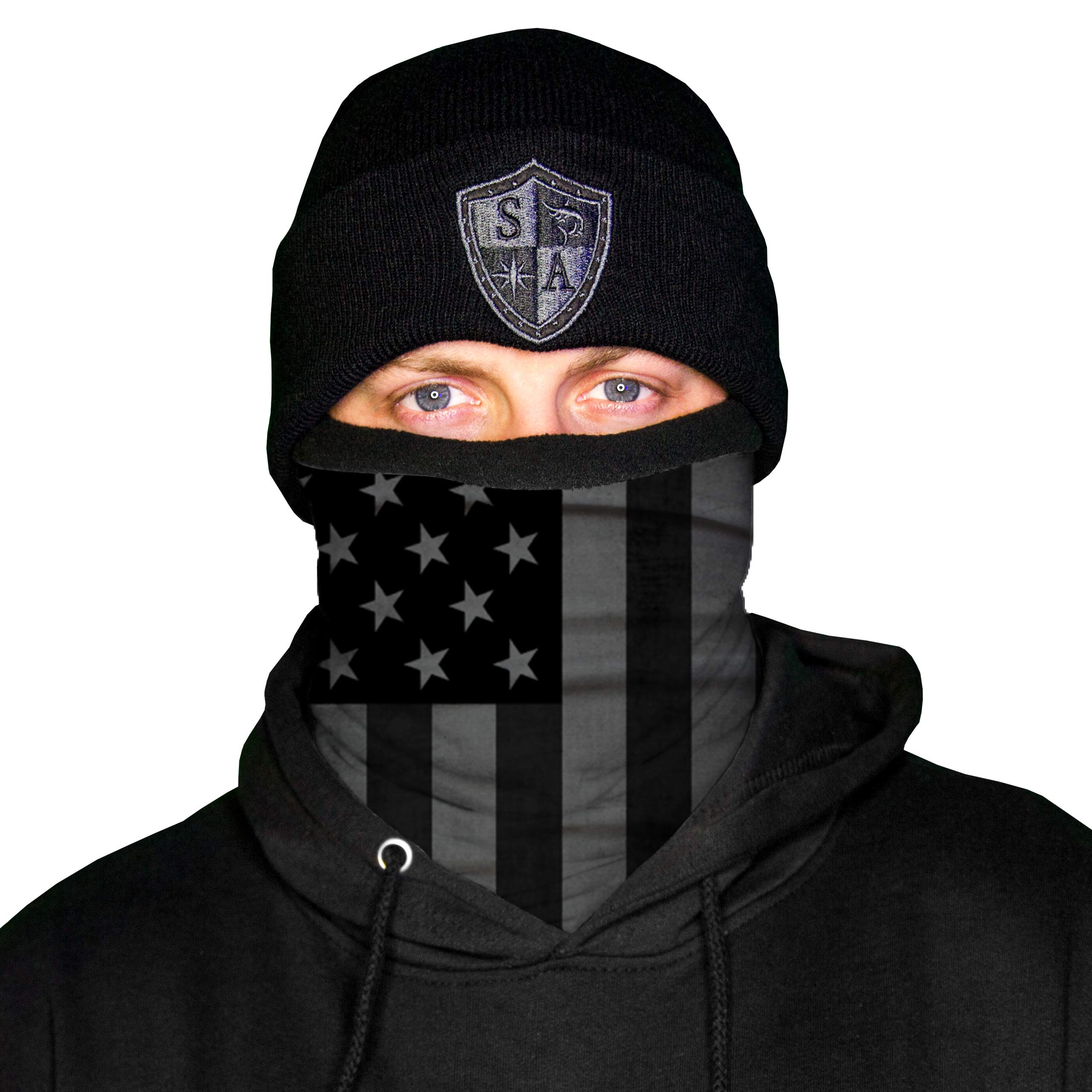SA Frost Tech Thermal Fleece Face Shield - Winter Face Mask & Breathable Ski Balaclava for Men & Women | Cold Weather Protection for Skiing, Snowboarding & Outdoor Activities