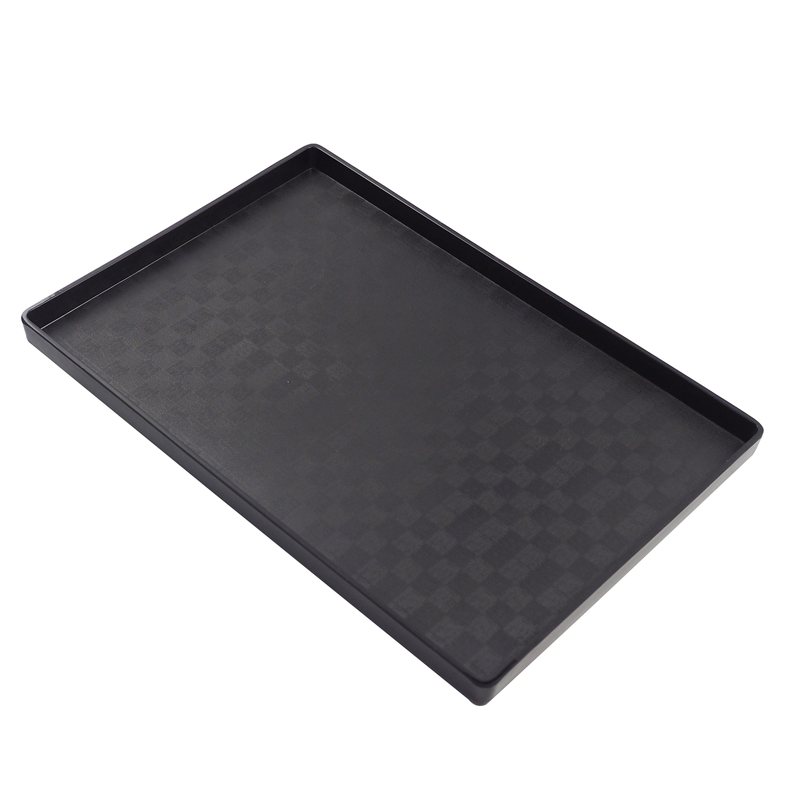 OMEM Large Reptile Food & Water Dish - Tortoise Feeding Bowl with Black Lattice Design - Perfect for Reptile Habitats, Terrariums & Turtle Tanks (Medium Size)