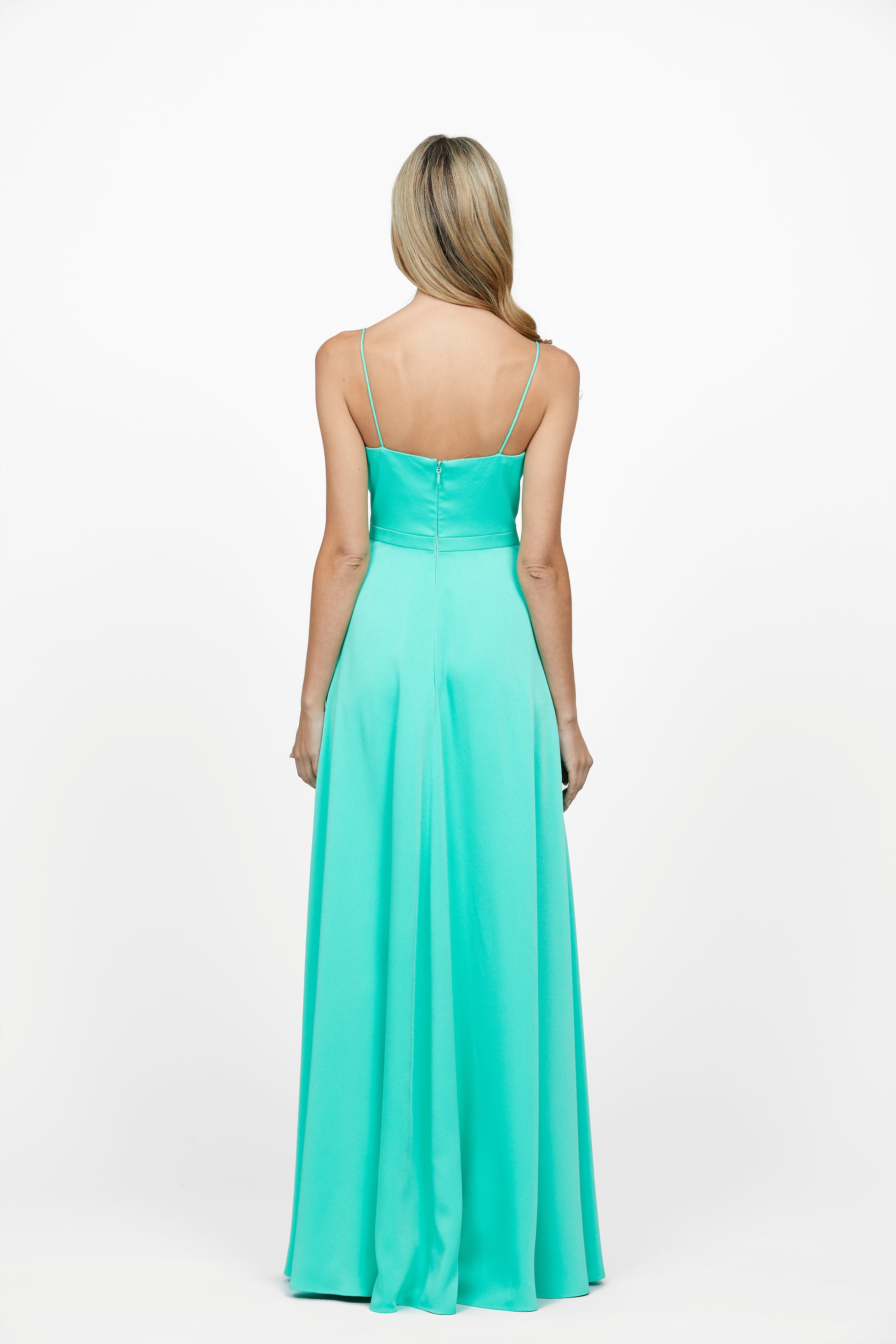 Elegant Everleigh Cowl Neck Wrap Skirt Gown - Women's Formal Evening Dress for Weddings, Galas & Special Occasions