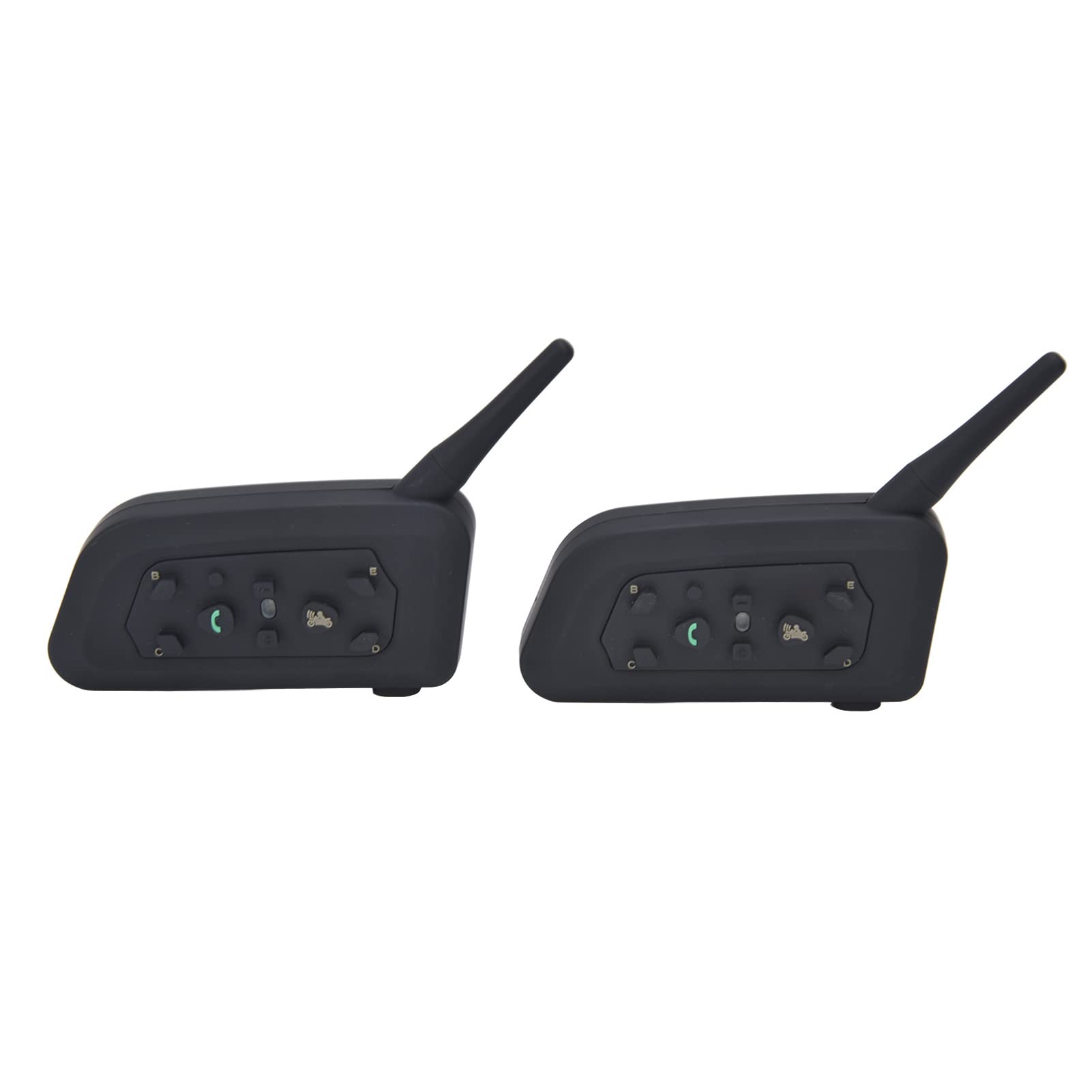 FECAMOS Wireless Bluetooth Motorcycle Helmet Headset - 29 Hours Battery Life, 6-Way Intercom, IP65 Waterproof - Perfect for Group Riding, Long Distance Tours & Motorcycle Communication
