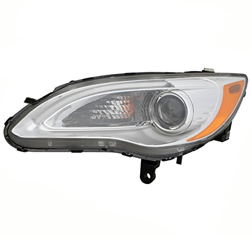 Halogen Headlight Bulb Replacement for 2011-2014 Chrysler 200 LX/Limited/Touring - Left Driver Side - High Performance Lighting for Night Driving & Foggy Conditions