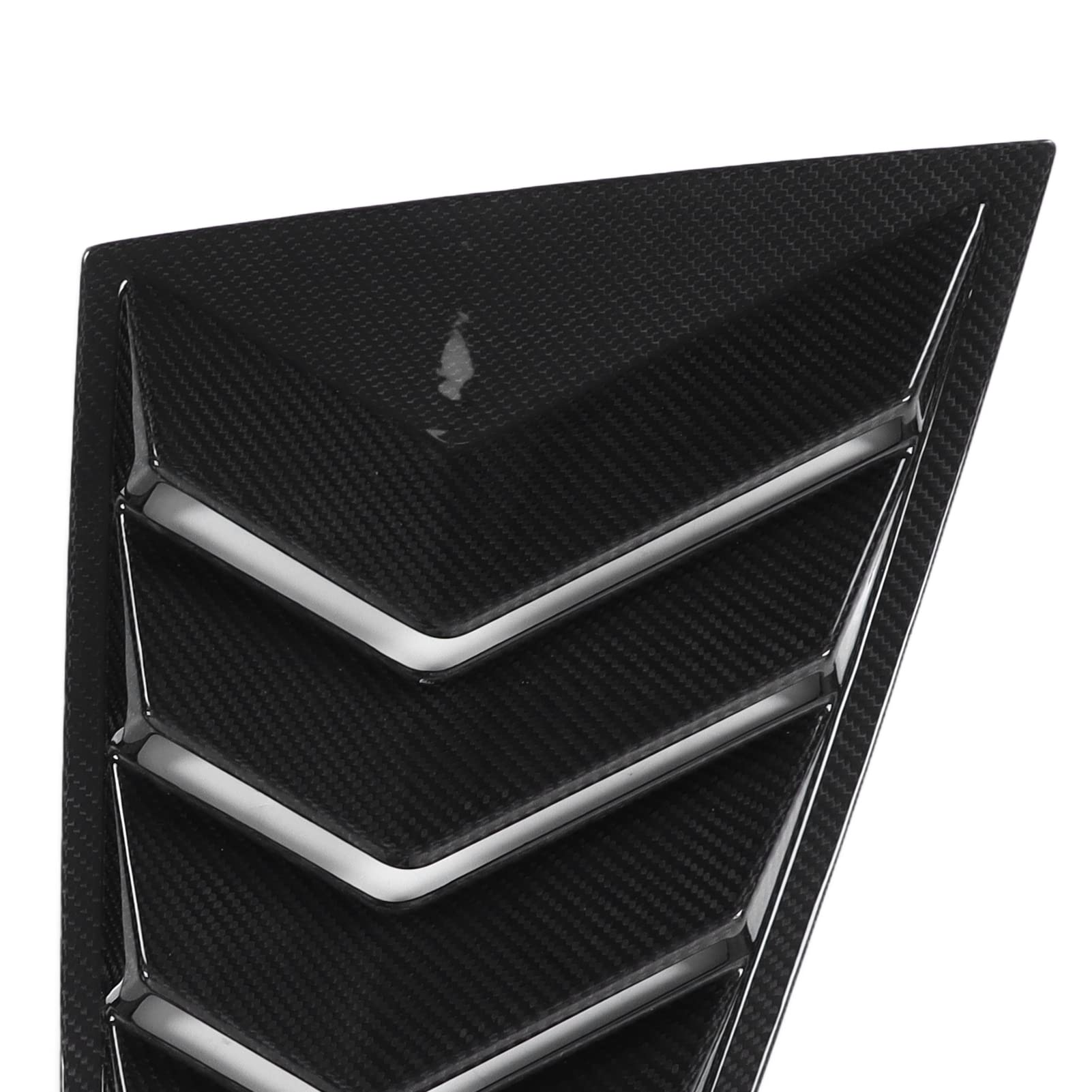 Aramox Carbon Fiber Side Window Louvers for 2015-2021 Cars - 2PC Rear Sun Shade Windshield Cover - Universal Fit Car Accessories for Enhanced Style & Sun Protection - Perfect for Summer Driving & Car Customization
