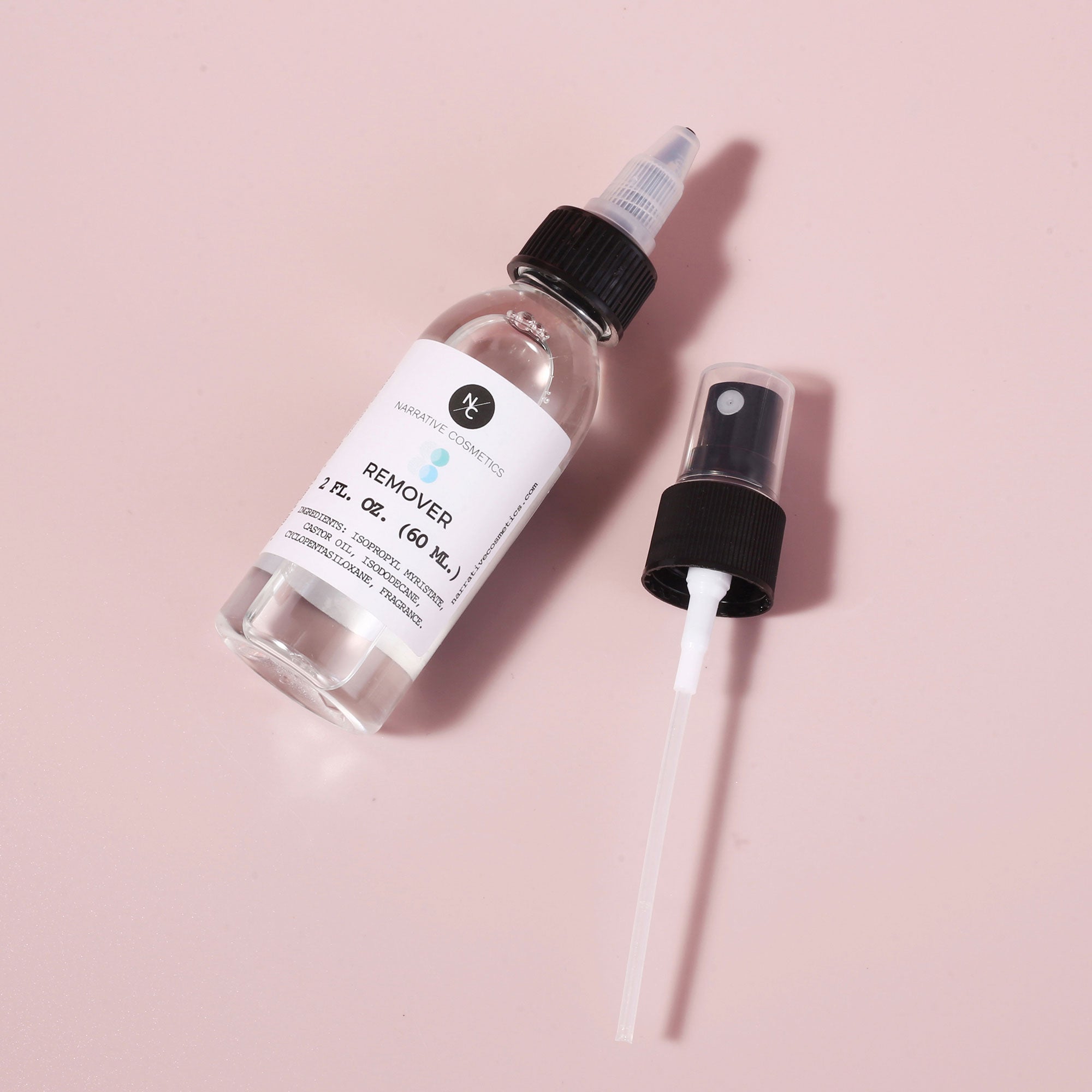 Alcohol-Free Makeup Remover for Alcohol-Activated Makeup | 2 Fl Oz (60ml) | Gentle Cleansing for Sensitive Skin & Stage Makeup Removal