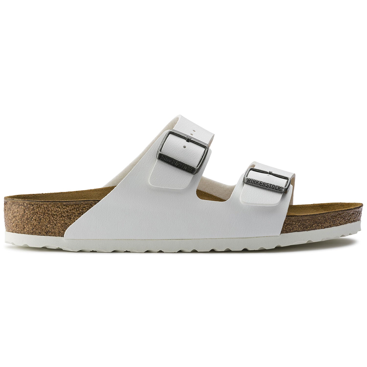 Birkenstock Arizona Birko-Flor Classic Footbed Sandals - Comfortable White Leather Sandals for Women & Men | Perfect for Summer, Beach, and Casual Wear
