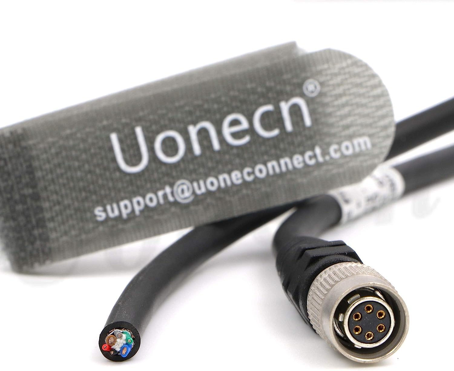 Industrial Camera Power Trigger IO Signal Cable - 6 Pin Hirose Female Plug for Basler AVT GIGE Sony CCD Cameras (1 Meter) - Perfect for Machine Vision, Automation & Factory Inspection Systems