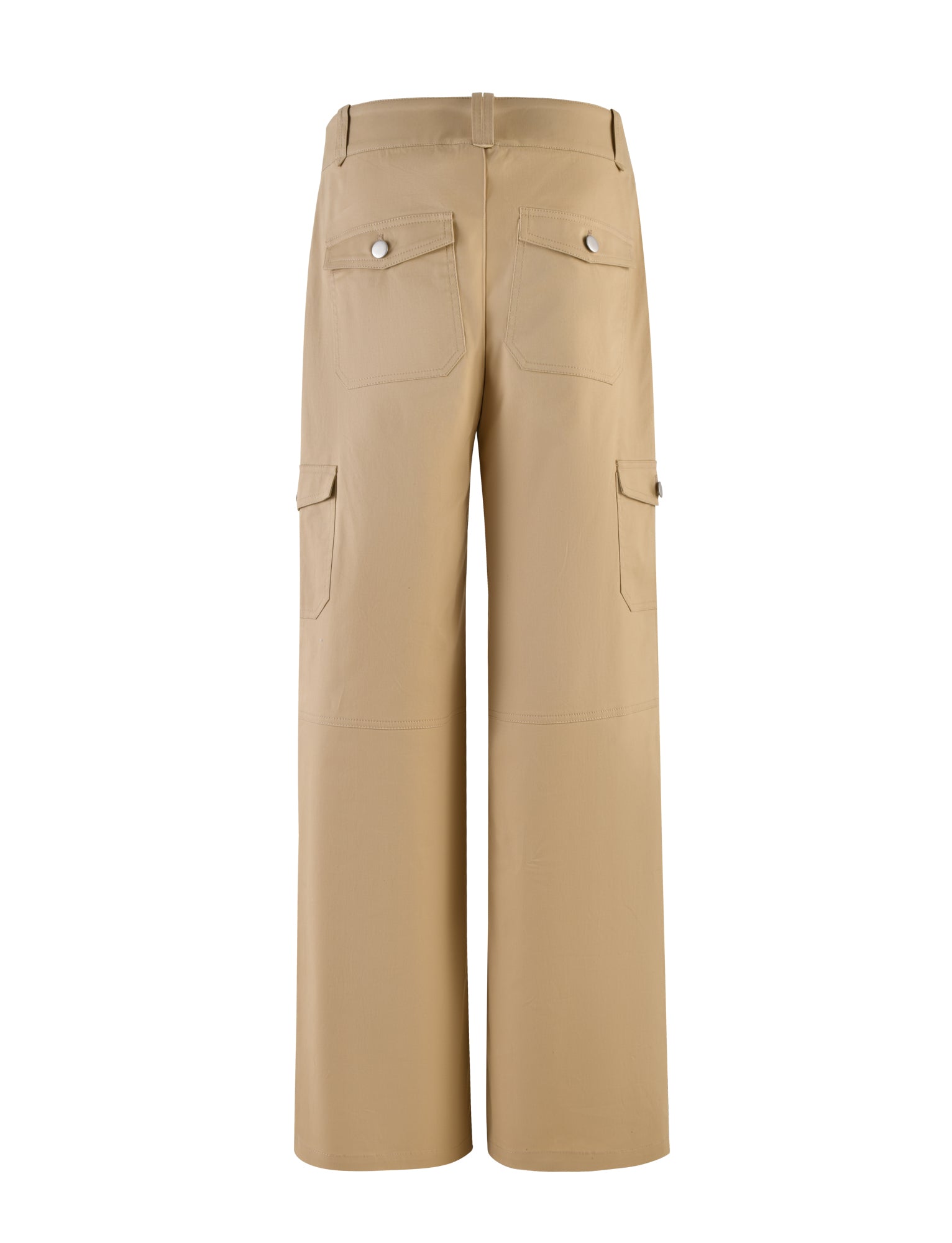 LISSA PANT Women's Casual High-Waisted Trousers in Neutral Beige - Perfect for Office Wear, Business Travel & Everyday Outfits