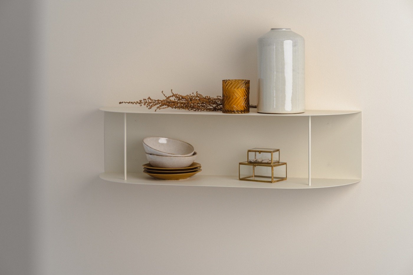 Lina Shelf - Modern Long Floating Shelves for Wall, Wooden Bookshelf & Display Shelf - Perfect for Living Room, Bedroom, Office & Home Decor