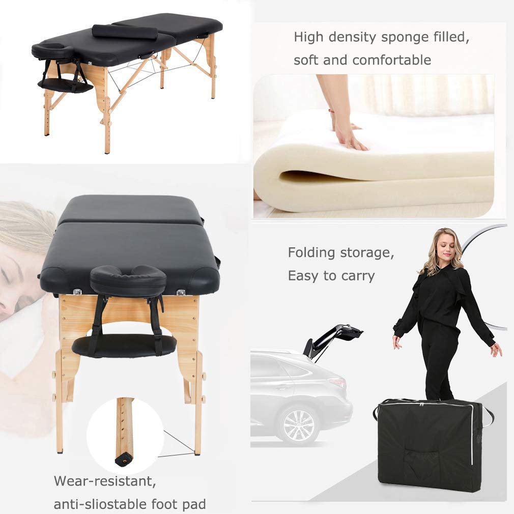 Premium Portable Foldable Massage Table - 73