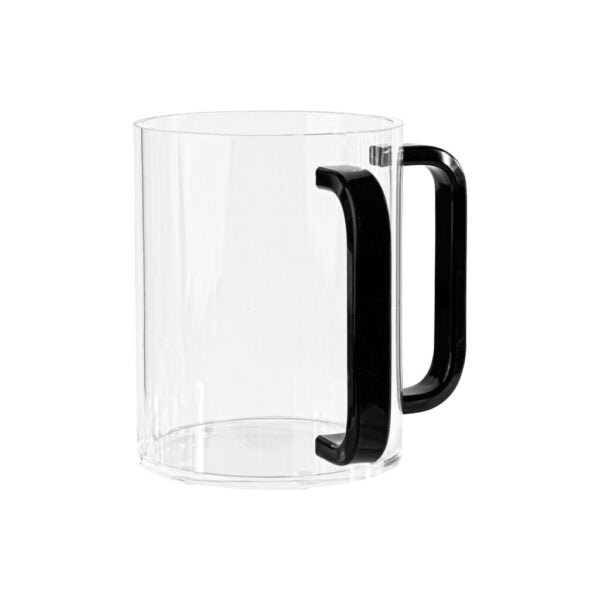 Premium Acrylic Paint Wash Cup with Comfortable Black Handle - Perfect for Artists, DIY Projects & Watercolor Painting