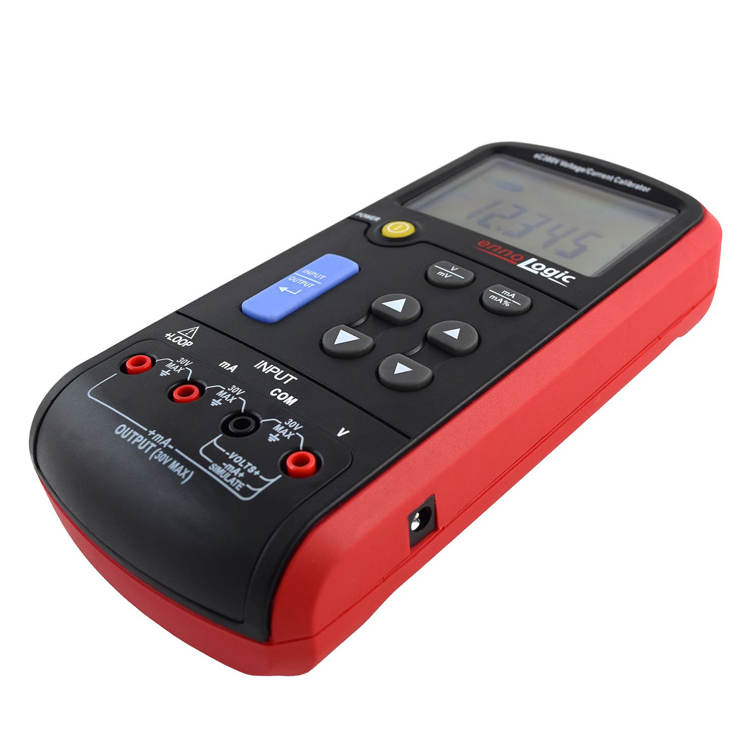 ennoLogic eC380V Portable Process Calibrator - 0-20V & 4-20mA Signal Generator with Precision Volt/mV/mA Measurement | Ideal for Industrial Automation, PLC Testing, Transmitter Calibration and Current Loop Maintenance