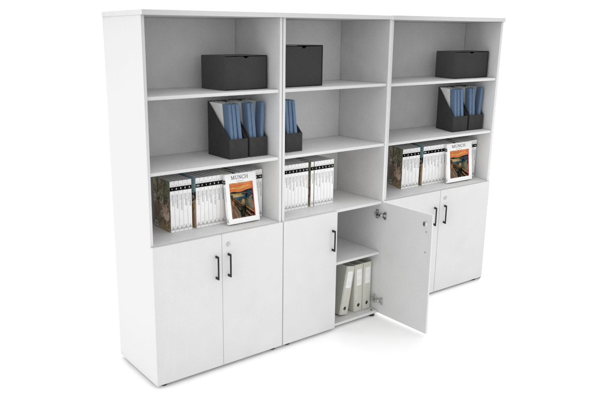 Large Storage Cabinet with Small Doors - 94.5