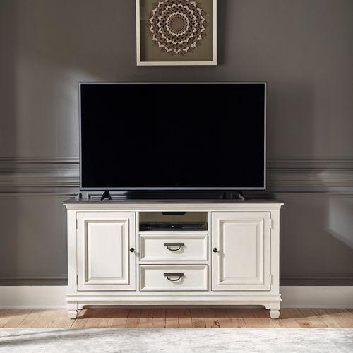417 TV56 Allyson Park TV Stand for 55-65 Inch TVs - Modern Entertainment Center with Storage Shelves - Perfect for Living Room, Bedroom & Home Theater Setup