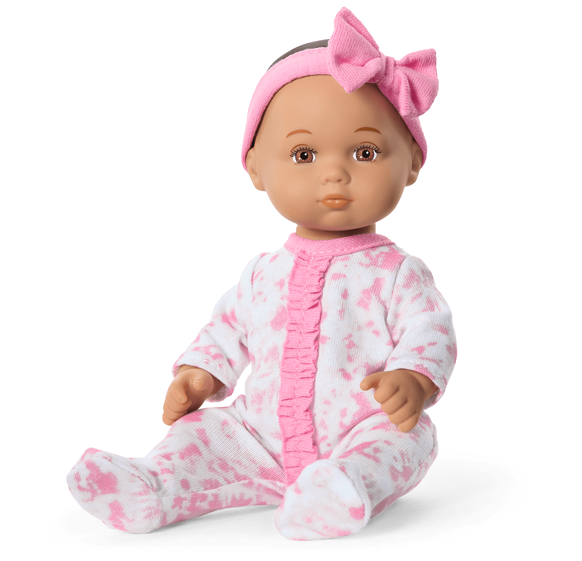 Little Bitty Baby™ 7.75 Inch Realistic Brown Hair Doll for Kids - Perfect for Pretend Play, Collecting & Gift Giving