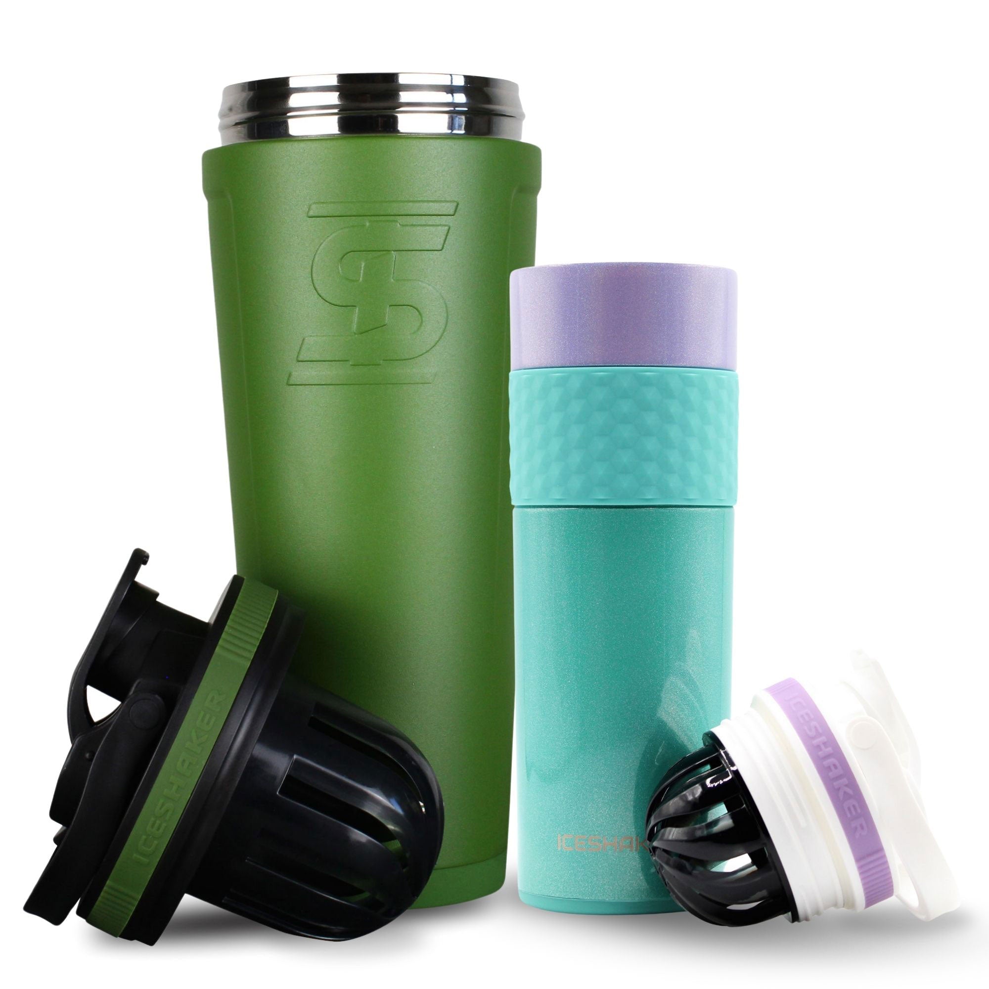 Premium His & Her Protein Shaker Bottle Set - 20oz Leak-Proof Mixing Cups for Gym, Workouts & Post-Training Recovery - BPA-Free Fitness Accessories for Couples
