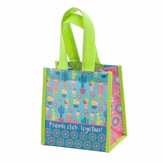 Eco-Friendly Karma Recycled Small Gift Bags with Cactus Design - Perfect for Party Favors, Wedding Souvenirs & Sustainable Gift Wrapping