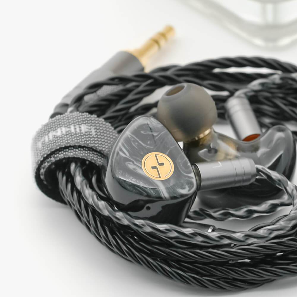 TinHiFi T3 Plus HiFi In-Ear Monitors - High Resolution Audio Earphones with Detachable Cable for Audiophiles & Music Lovers - Perfect for Studio Recording, Gaming & Travel