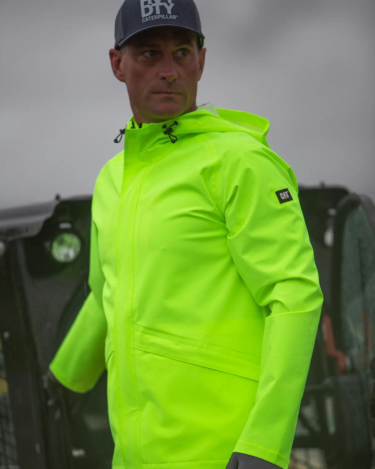 Waterproof Men's Rain Jacket - Lightweight Windproof Outdoor Coat for Hiking, Camping & Travel - Essential Rainwear for All Seasons