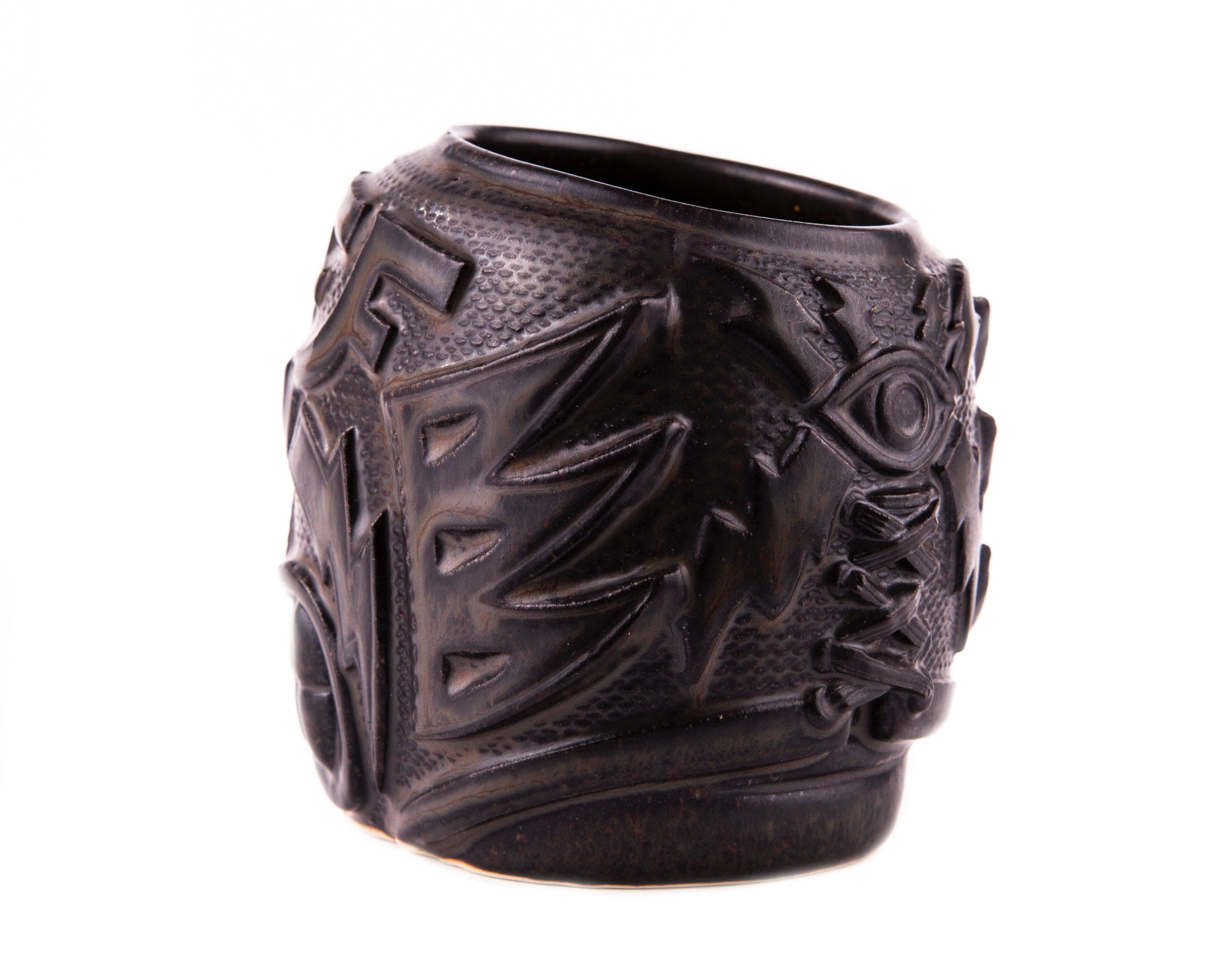 El Ojo Fantastico Tiki Mug - Reclusa Parda Variant | Handcrafted Ceramic Tiki Cup for Tropical Cocktails, Home Bar Decor & Themed Parties