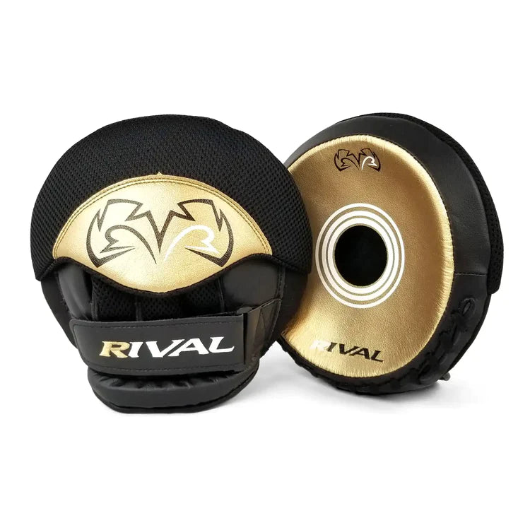 RIVAL RPM5 PARABOLIC PUNCH MITTS 2.0 - Premium Boxing Training Mitts for Speed & Accuracy - Perfect for Boxing, MMA, and Kickboxing Training Sessions