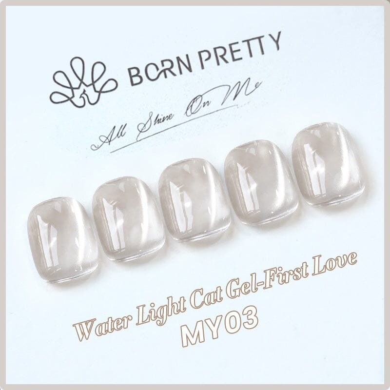 Water Light Cat Magnetic Gel Polish - First Love MY03 (10ml) - Long-Lasting Nail Polish for Salon & Home Manicures