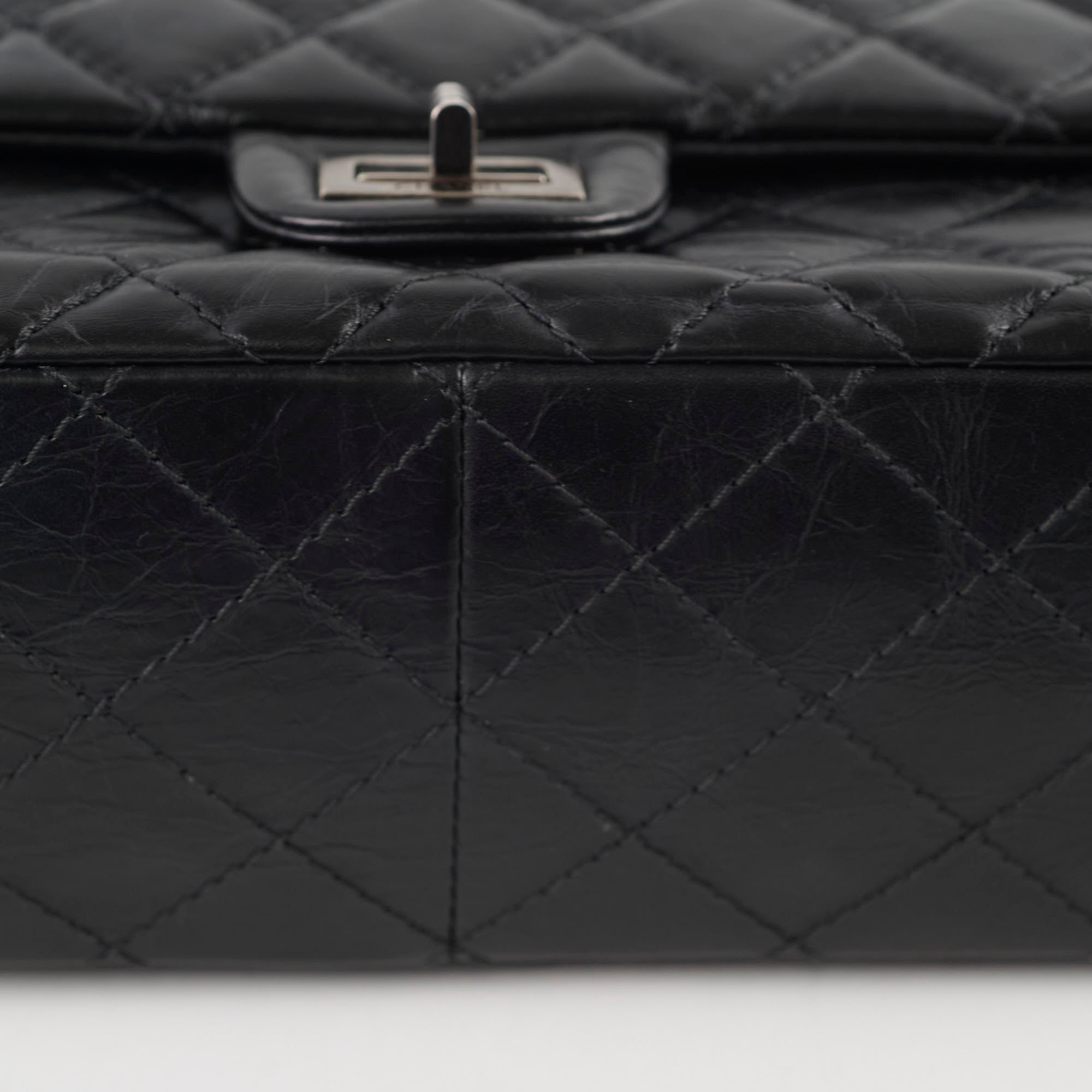 Chanel Reissue 226 Black Leather Handbag - Classic Flap Bag for Women | Luxury Designer Purse for Work, Evening & Special Occasions