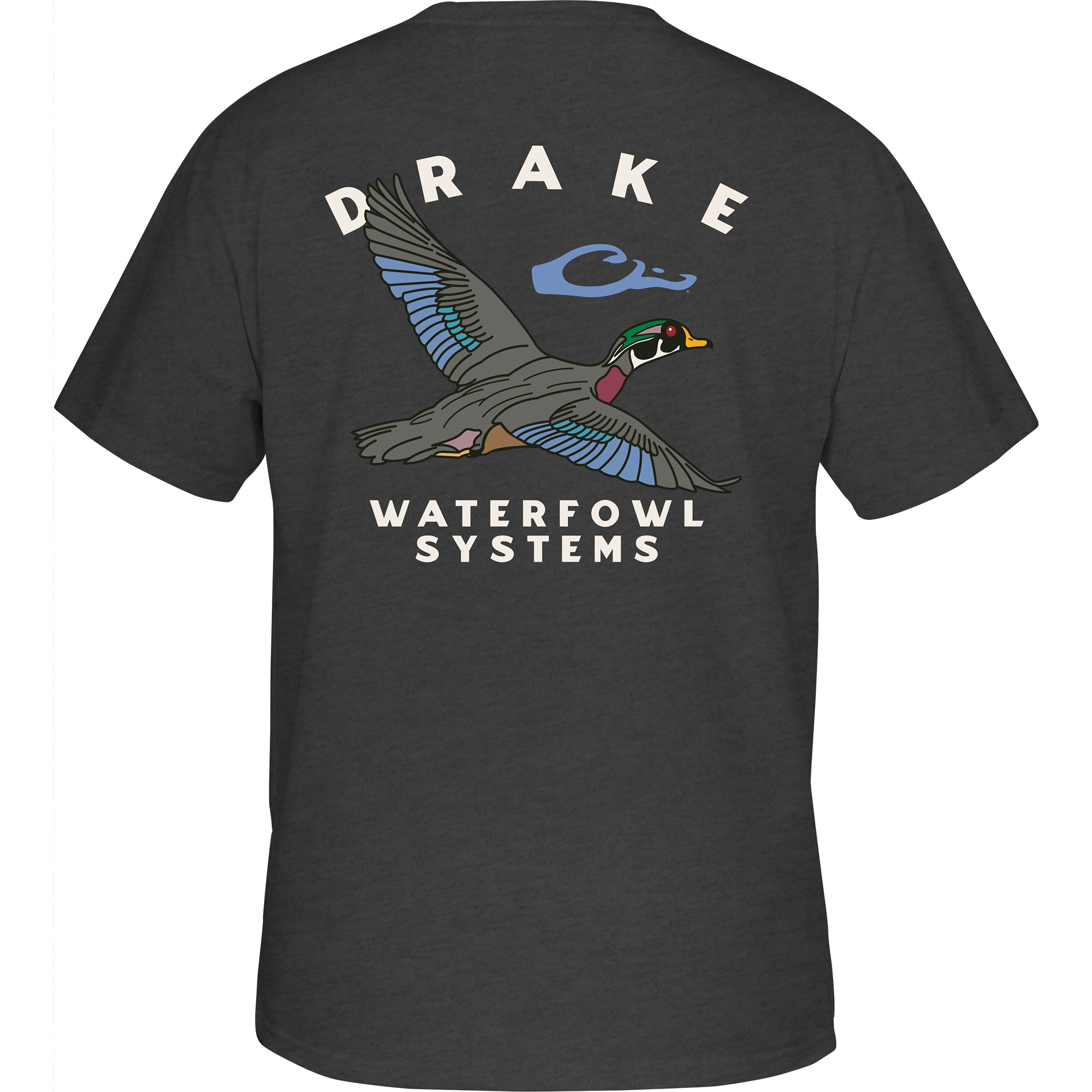 Vintage Wood Duck Graphic T-Shirt for Men & Women - Soft Cotton Casual Tee - Perfect for Outdoor Adventures, Hunting, and Nature Lovers