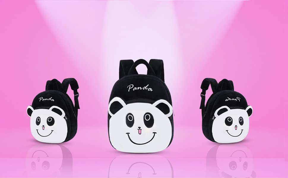**Frantic Kids Plush School Backpack for Toddlers - Cute Preschool Bag for Boys & Girls (2-5 Years) - Perfect for School, Picnic & Travel**