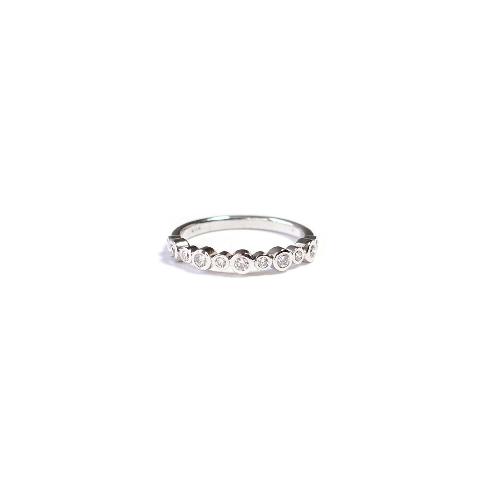 14k white gold