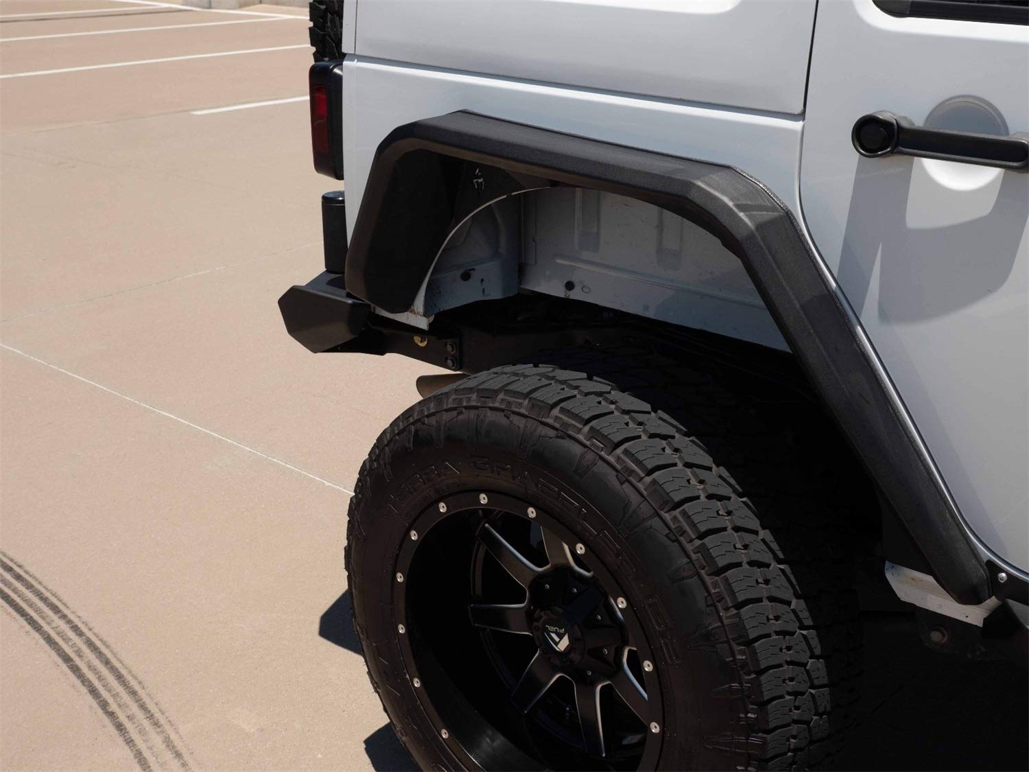 Road Armor RDA507AFR0B Rear Fender Flares for Jeep Wrangler JL & JK - Heavy Duty Off-Road Protection & Stylish Upgrade for Adventure & Daily Driving