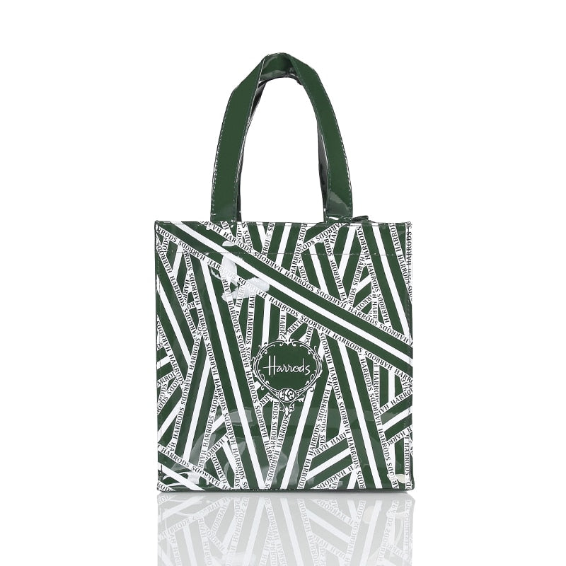 Eco-Friendly Women's Floral Tote Shopping Bag - Reusable Grocery Bag for Beach, Market & Daily Use