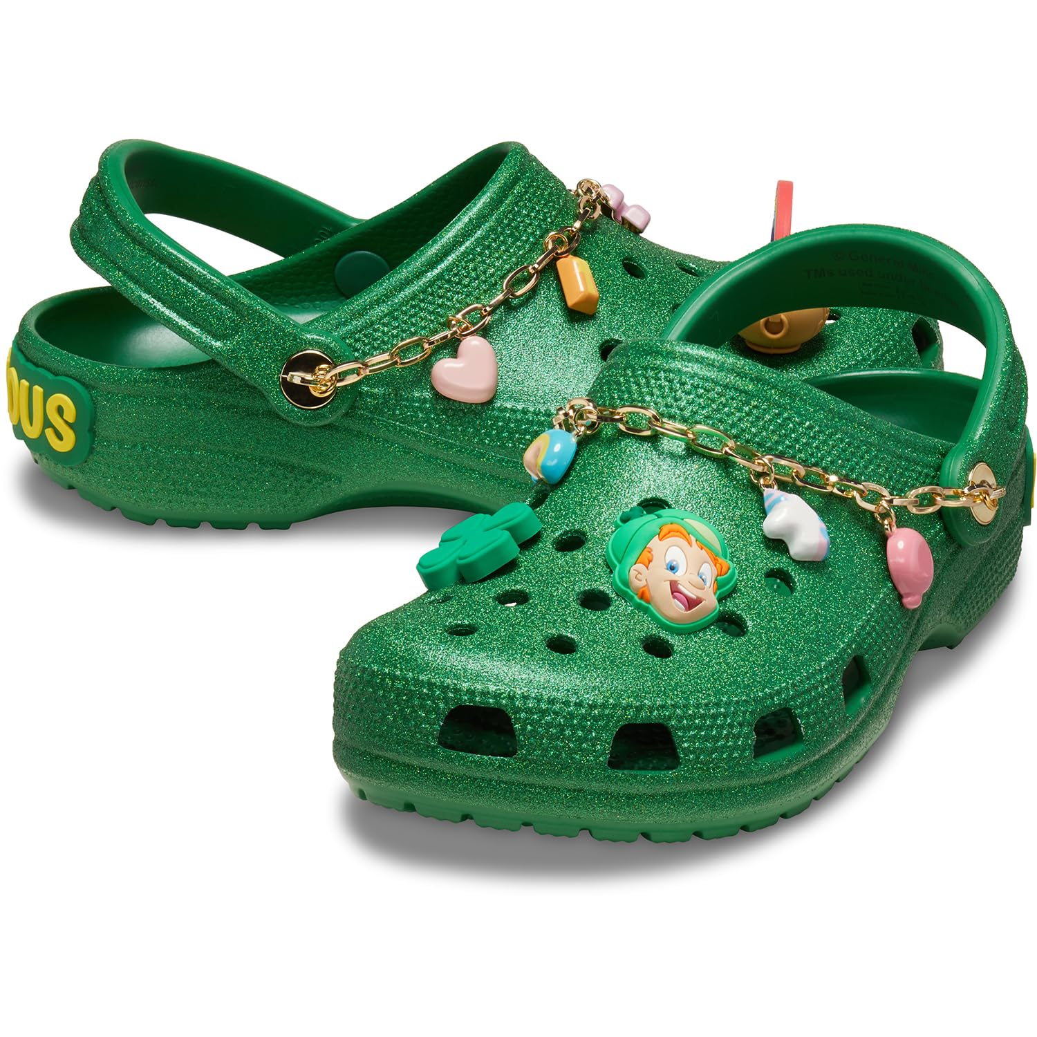 Crocs Unisex-Adult Classic Lucky Charms Clogs | Comfortable Slip-On Shoes for Men & Women | Perfect for Casual Wear, Beach, and Home Use