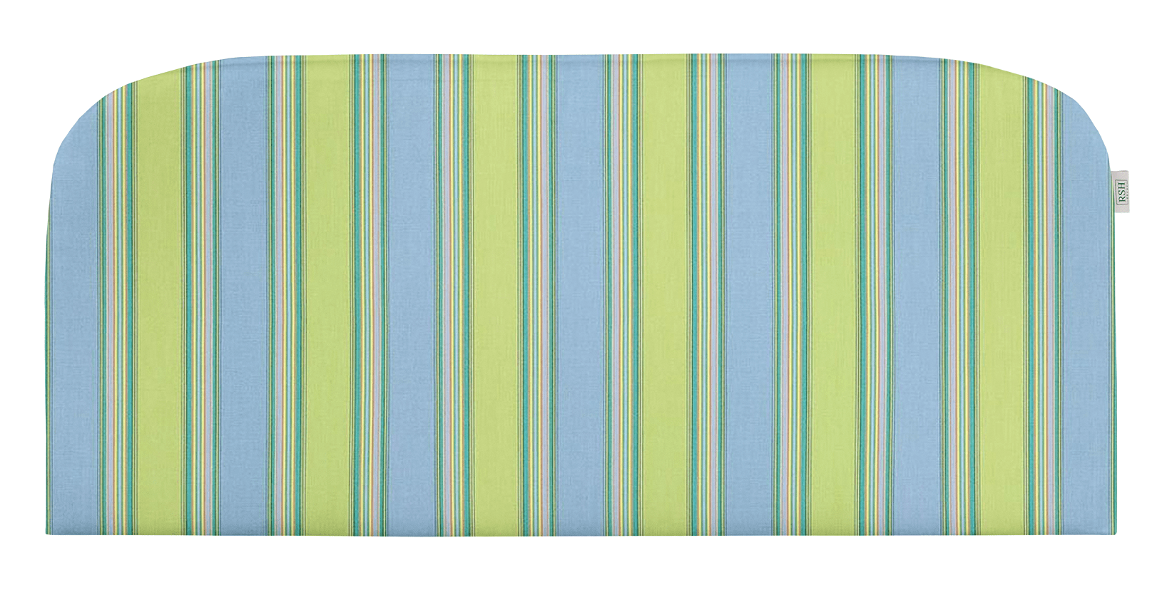 Sunbrella Stripes Foam Wicker Loveseat Cushion - Waterproof Outdoor Patio Furniture Cushion for Garden, Poolside & Deck - Comfortable Seat Pad with UV Protection