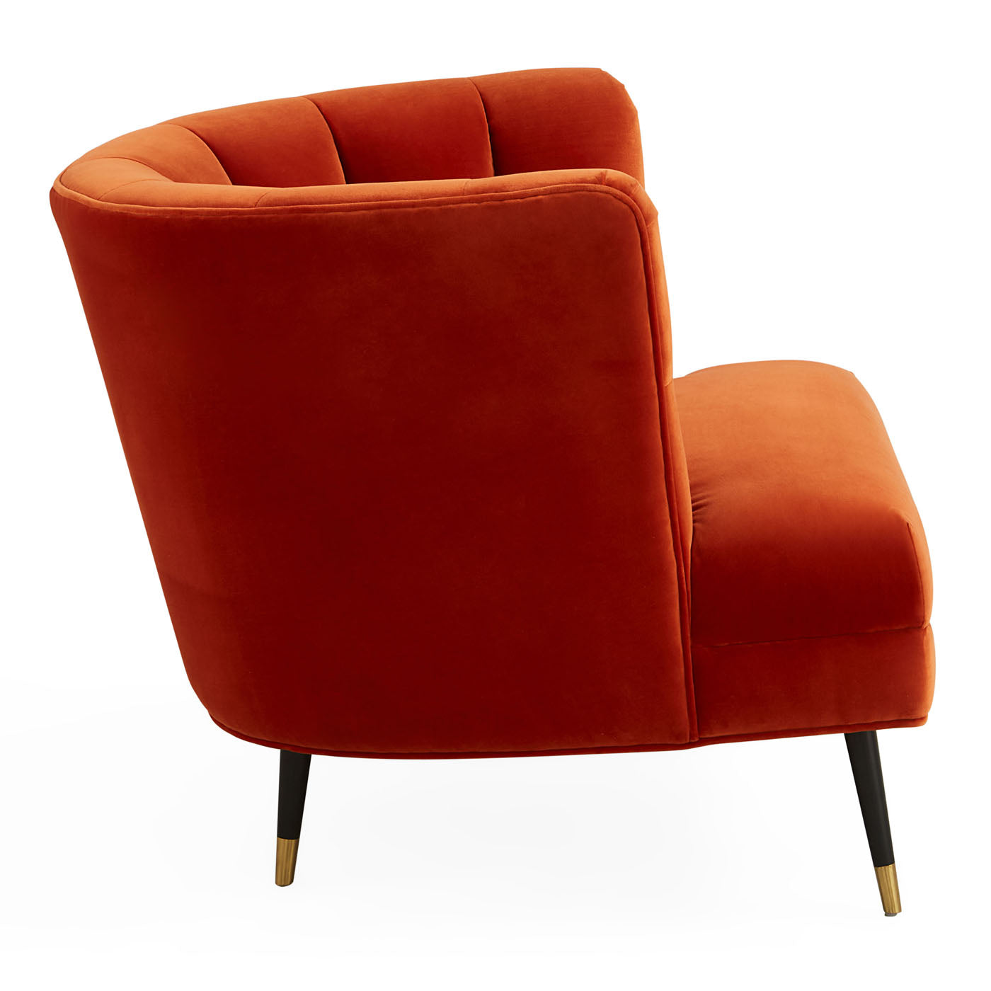 Draper Club Chair - Modern Upholstered Lounge Chair for Living Room, Office & Reading Nook - Comfortable Fabric Armchair with Sturdy Wooden Legs