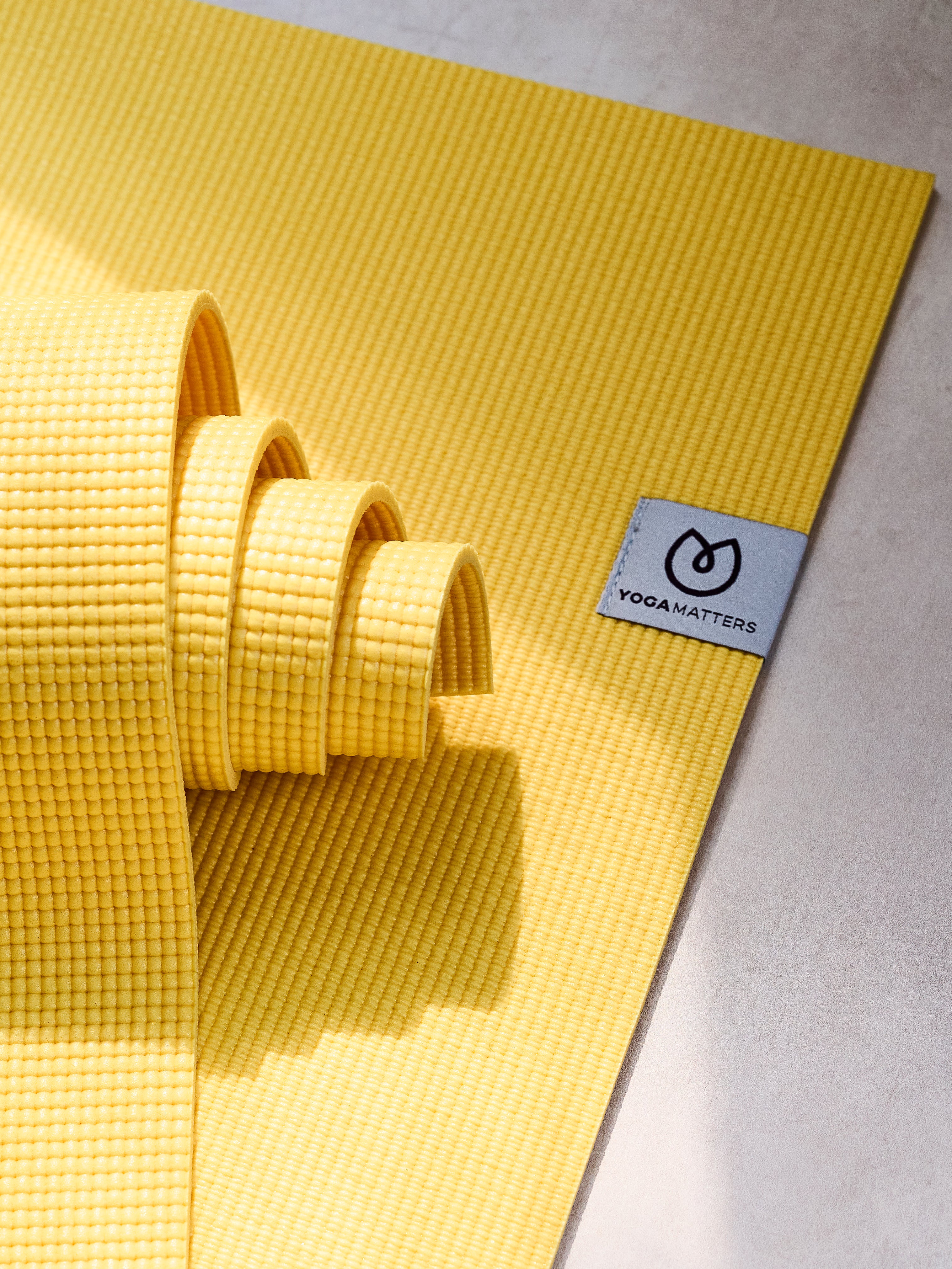 Yogamatters Sticky Yoga Mat - Non-Slip Eco-Friendly Exercise Mat for Yoga, Pilates & Home Workouts - Perfect for Beginners & Professionals