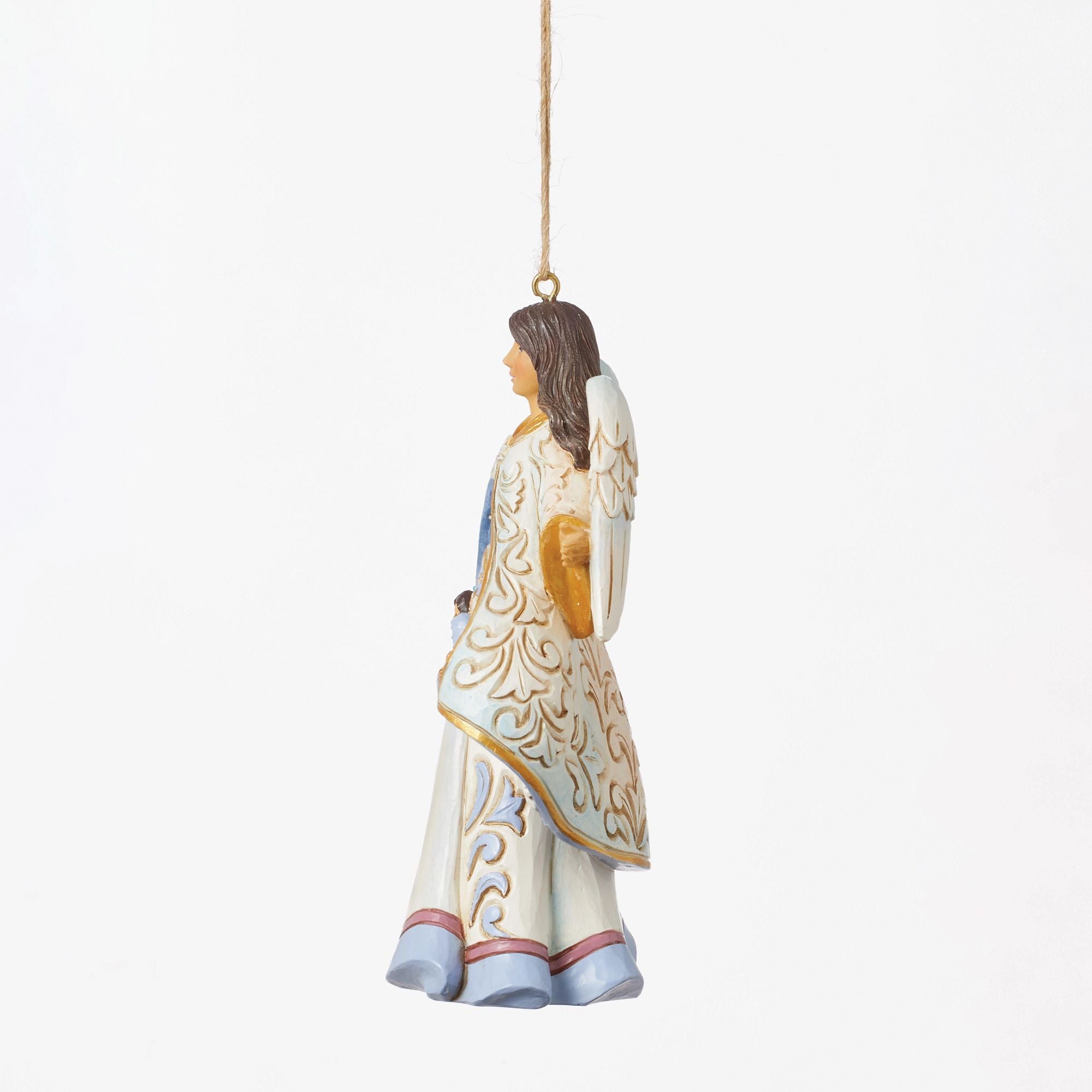 Angel Nativity Scene Christmas Coat Ornament - Handmade Holiday Decoration for Jackets, Scarves & Bags - Perfect for Christmas Gifts & Tree Decorations