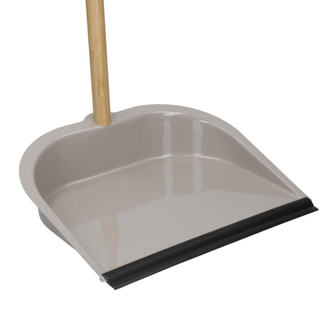 Nostalgic Long Handled Dustpan and Broom Set - Perfect for Hardwood Floors, Tile, and Kitchen Cleaning