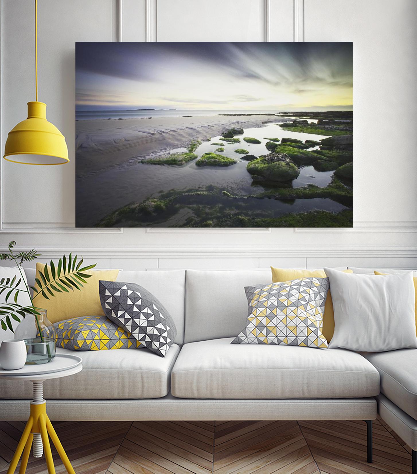 Cooper Dawn Over Seahouses Beach - Stunning Coastal Wall Art for Home & Office Decor | Perfect for Living Rooms, Bedrooms & Beach House Interiors