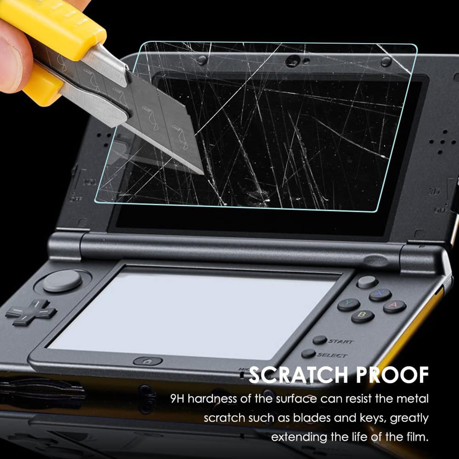 Premium Tempered Glass Screen Protector for New Nintendo 3DS XL (2015 Model) - Anti-Scratch, Bubble-Free Protection for Gaming & Travel