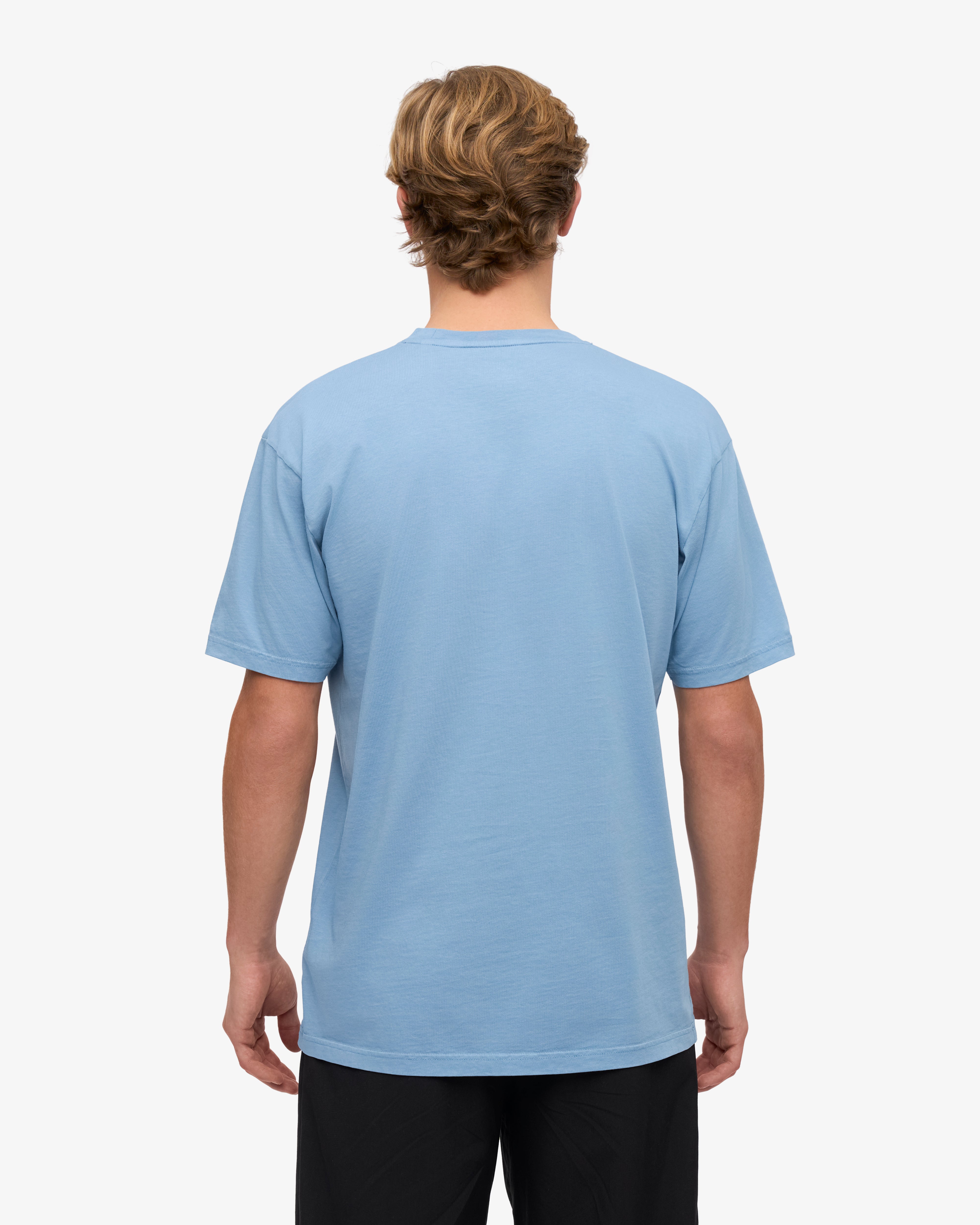 Classic Organic Cotton T-Shirt for Men & Women - Soft & Comfortable Seaside Blue Tee - Perfect for Casual Wear, Beach Outings & Everyday Comfort