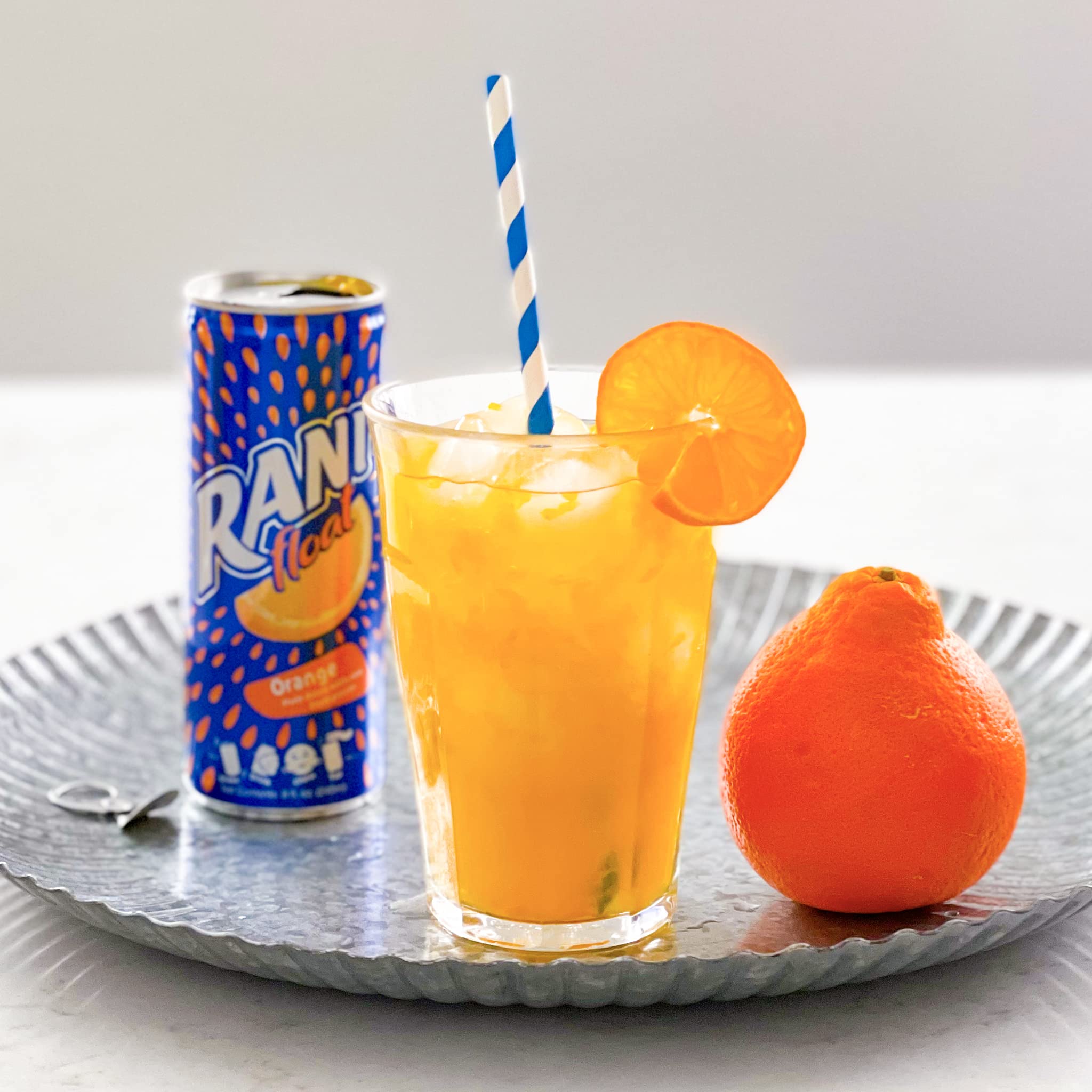 Rani Float Orange Juice with Real Fruit Pieces - Low Sugar 8 oz (Pack of 24) | Imported from Dubai | Perfect for Breakfast, Snacks & Healthy Hydration