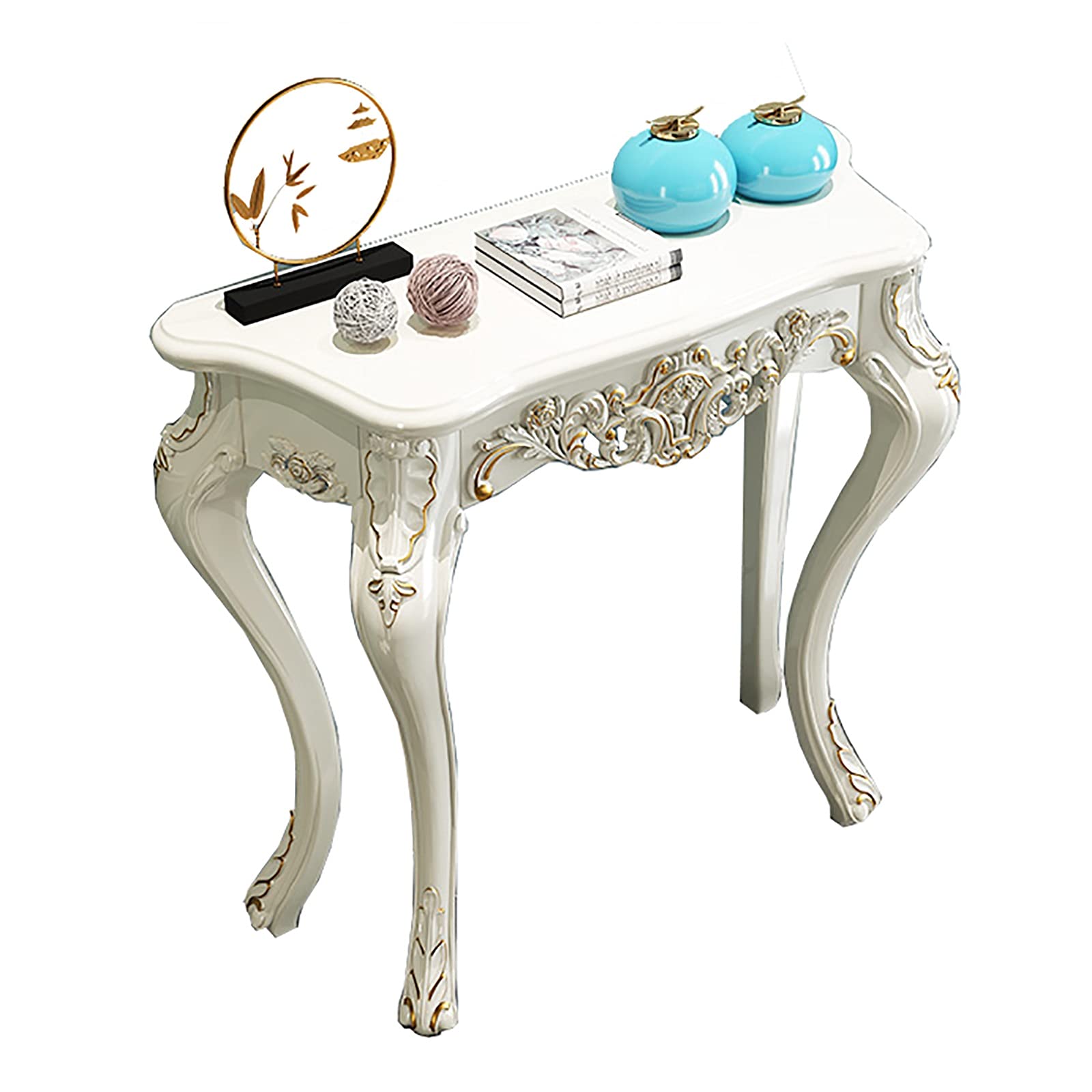 Solid Wood Console Table - Entryway Table, Study Desk & Dressing Table for Living Room, Bedroom, Hallway | 70/80/90/100/120cm (120cm Size) | Perfect for Home Office, Entryway Decor & Bedroom Organization