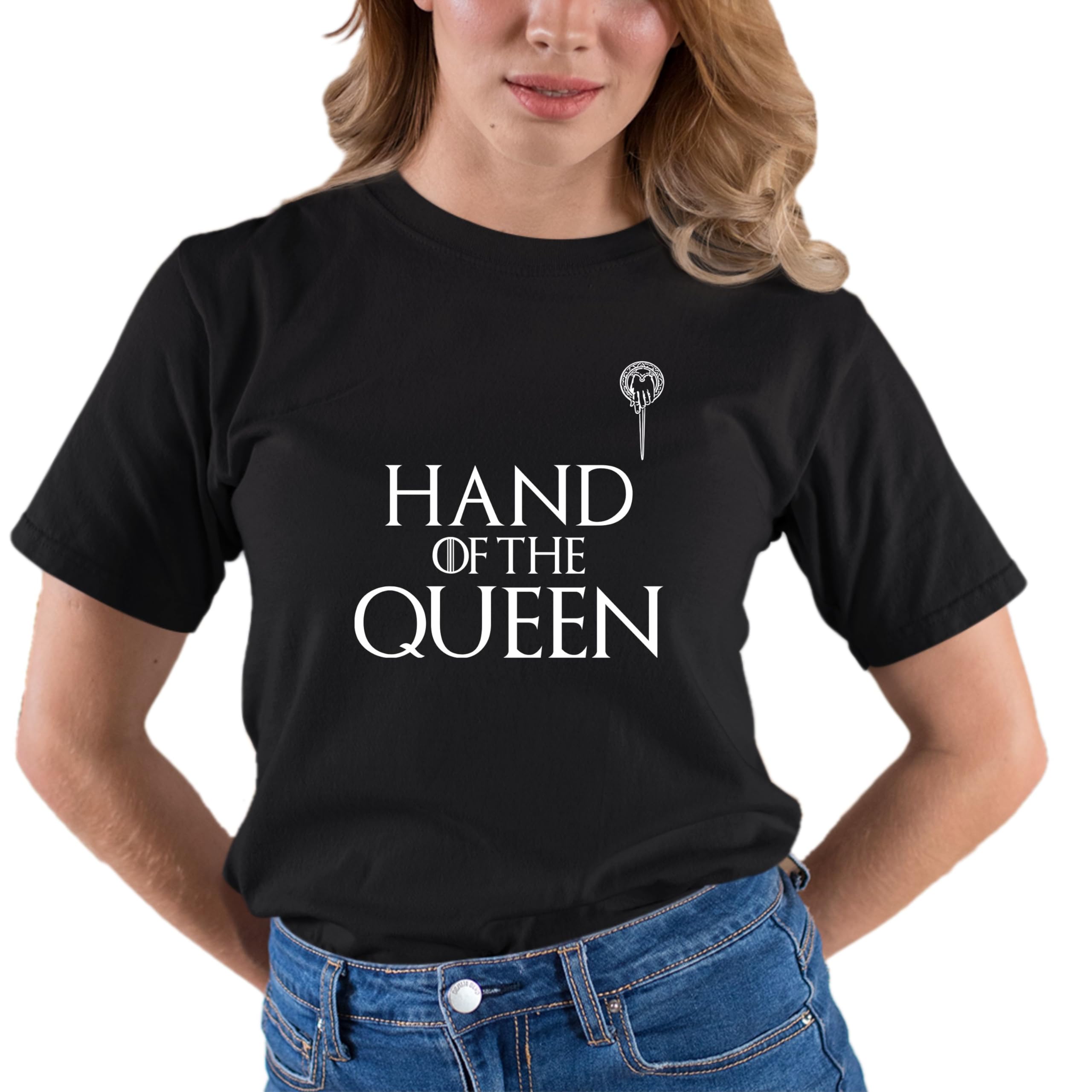 Hand of The Queen T-Shirt for Adults - Game of Thrones Inspired Costume & Cosplay Outfit - Perfect for Halloween, Comic Con, and GOT Fan Events