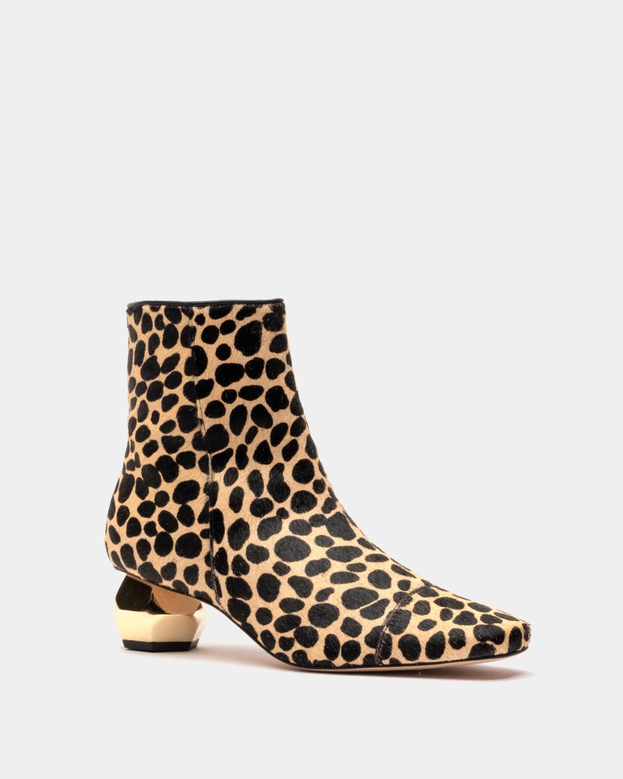 Marnie Haircalf Boots - Cheetah Print Fashion Ankle Boots for Women | Stylish Winter & Fall Shoes for Casual Outfits and Parties